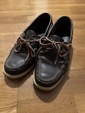 Damen Sebago Docksides Segelschuh Bootsschuh Leder Braun, Gr 38,5 wenig getragen