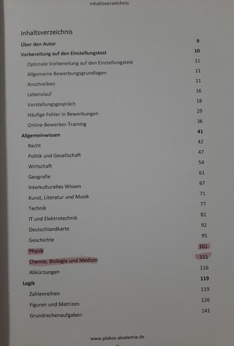 Einstellungstest geeignet - -,