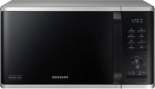 Mikrowelle Silber Schwarz 800W 23L Quick Defrost Auto - Samsung MS2AK3515AS/EG