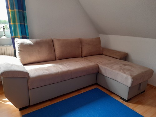 Ecksofa mit schlaffunktion und - schlaffunktion,