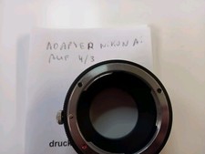 Adapter Edelstahl Nikon AI Objektive auf Micro 4/3 MFT Micro Four Thirds