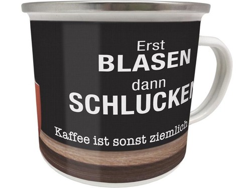 Emaille becher erst - emaille, l