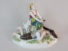 Meissen Figurengruppe "Der Frühling" Erich Hösel Jugendstil um 1910 1.Wahl antik
