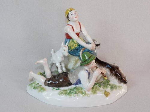 Meissen figurengruppe der - meissen, "der