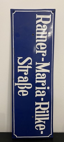 Orginal emaille straßenschild - orginal,