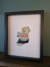 Gerahmtes Guinness Kunstwerk