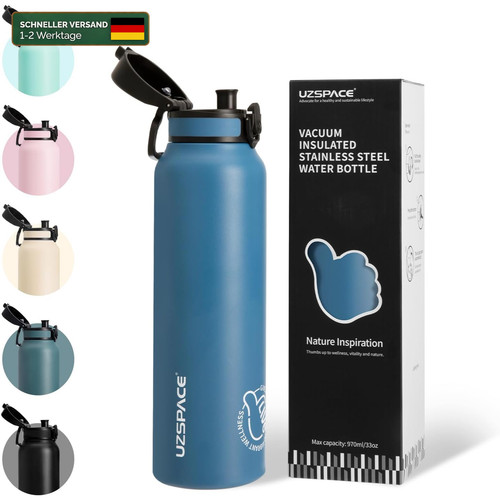 Edelstahl trinkflasche - edelstahl,