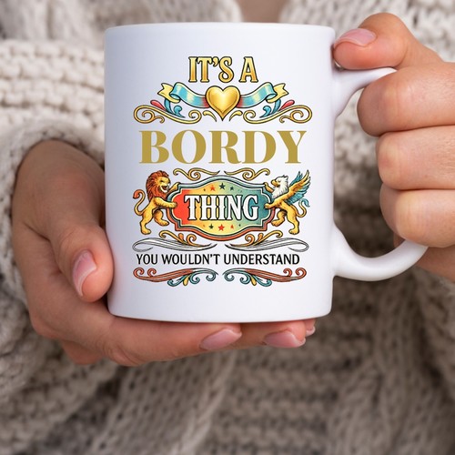 Bordy familientasse name - bordy,