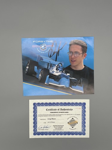 Signierte greg moore player - greg, player's