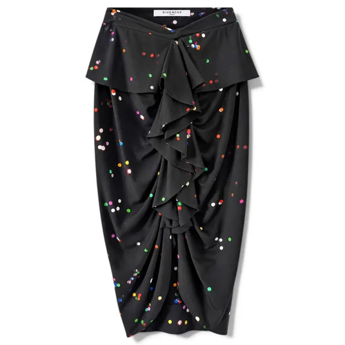 Givenchy paris seidenrock - givenchy,