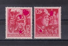 Briefmarken Deutsches Reich MiNr. 909 - 910 ** postfrisch 1945 Sturmabteilung