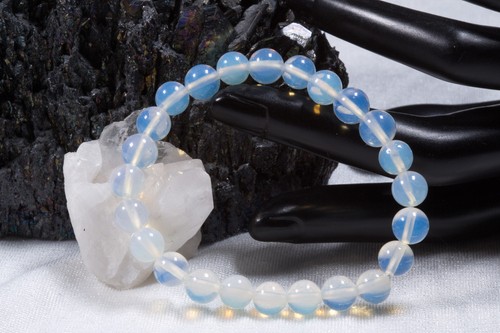 Edelstein armband aus weißer - edelstein,