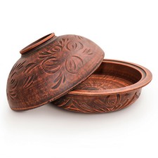 Tontopf 2in1 für Plow Schmortopf Bratentopf Steingut Gärtopf Pilaw Пловница 