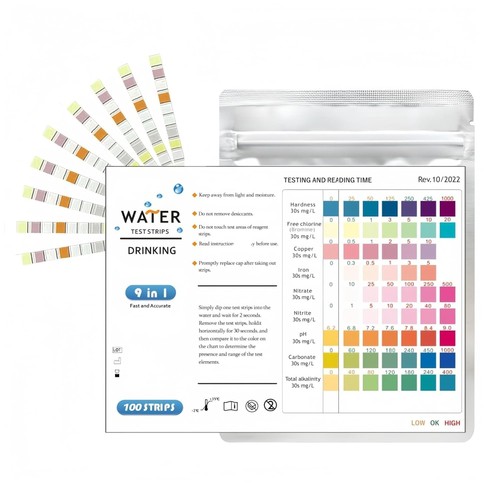 Aquarium teststreifen 1 - aquarium-teststreifen, 9-in-1