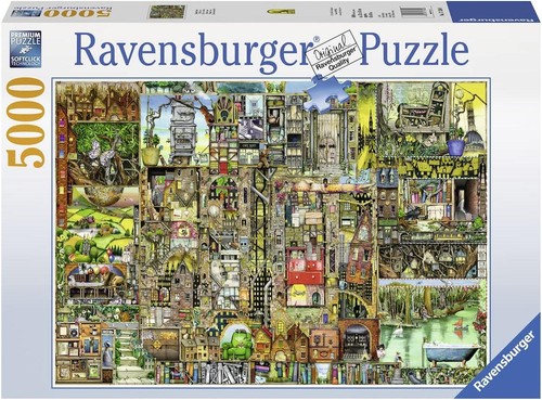 Bizarre town puzzle 5000 teile - town,