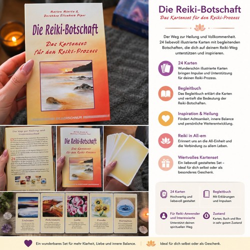 Die reiki botschaft - reiki-botschaft, kartenset