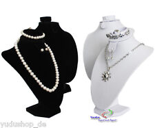 Schmuckbüste Dekobüste für Schmuckset Ohrring Ohrstecker Armband Ketten Ring