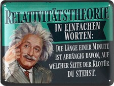 Retro Blechschild Sprüche Schild Poster aus Metall mit Zitat, 15x20cm