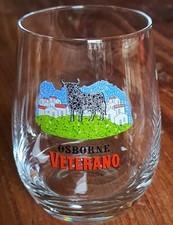 Osborne Veteran Glas, limitiert, Ritzenhoff, Serie 2..Motiv: Stier vor Ortschaft