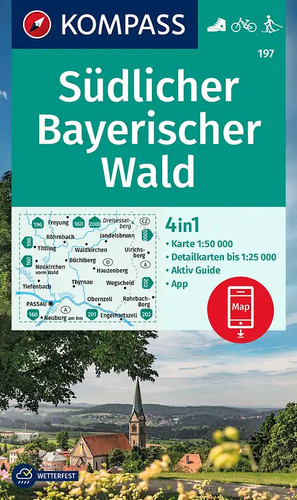 Kompass wanderkarte 197 - wanderkarte,