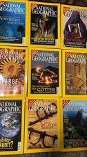 National Geographic Jahrgang 2002 komplett 9  Hefte gut erh. Sammlungsauflösung