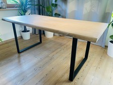 Esstisch massiv Wildeiche hell