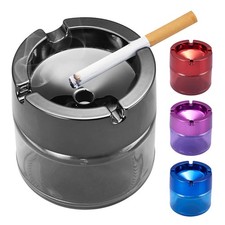 Aschenbecher Glas mit Deckel