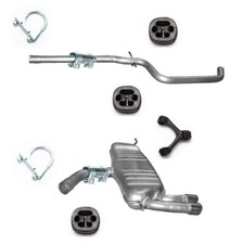 Mittelrohr Endschalldämpfer +