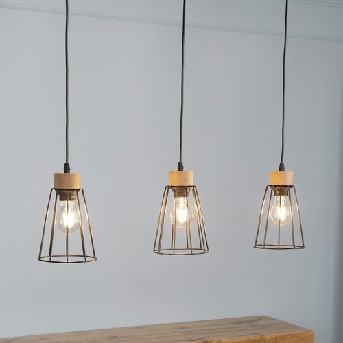 Holz pendelleuchte d107 - pendelleuchte,