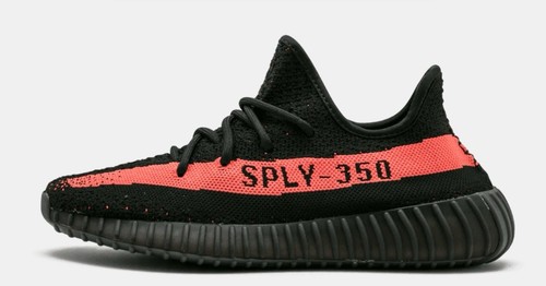 Yeezy boost 350 black red - boost, v2