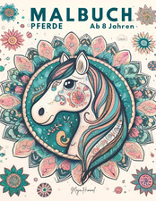Pferde-Malbuch für Mädchen