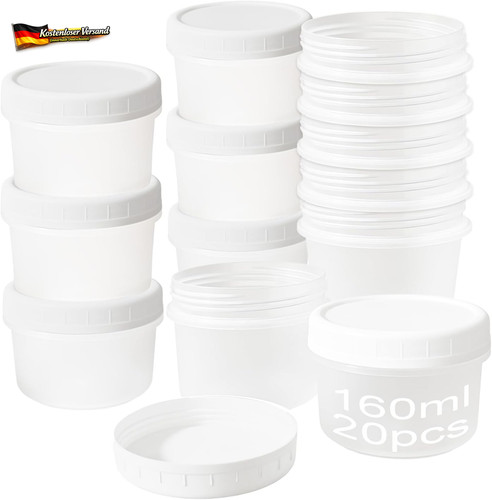 Kleine kunststoffdosen 160ml - kunststoffdosen,