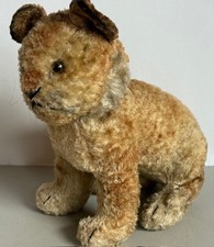 Junglöwe , Kunstseidenplüsch , 17cm 3617 mit K  nur 1948-49