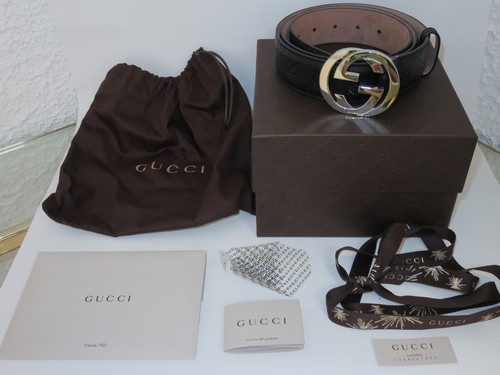 Gucci gürtel schwarz leder - gürtel,