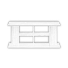 Zoopaul Aquarium Unterschrank Budget 120x40x60 cm Weiß Schrank Terrarium massiv