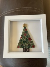 Gesteppter weihnachtsbaum - gesteppter,