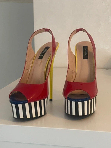 Giaro slingback peepteos high - slingback,