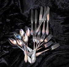 DDR Besteck Marke ABS 18 Teile versilbert 90/45 Muster klassisch Belvedere