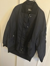 ZARA Damen Bomberjacke schwarz
