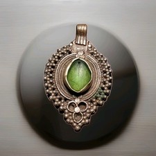 Bronze Anhänger  Mit Stein