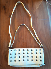 Handtasche Damen mit Totenkopfnieten Echtleder