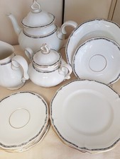 ROSENTHAL BAVARIA CHIPPENDALE SERVICE KAFFEEKERN UND TELLER 12 TEILE