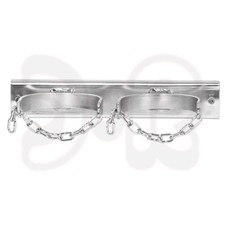 SCAPP Wandhalterung für 2 x 10 L Gasflasche Gasflaschenhalterung Wandbefestigung