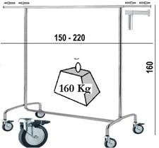 Kleiderständer Rollgarderobe