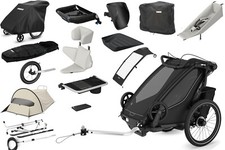 Thule Chariot Sport 1er Single Multisport Fahrradanhänger Anhänger Black Schw...