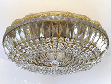 Faustig Kristall-Leuchten München Deckenlampe Lüster Plafoniere 24 Grad vergolde