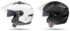 B Ware ATO Moto LA Street Jet Helm Motorradhelm Doppelvisier ECE 2205 Motorrad 