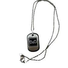 D&G Halskette Schwarz x Silber