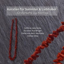 Rote Korallen Kette mit