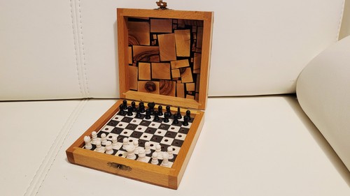 Vintage reise schach - reise,
